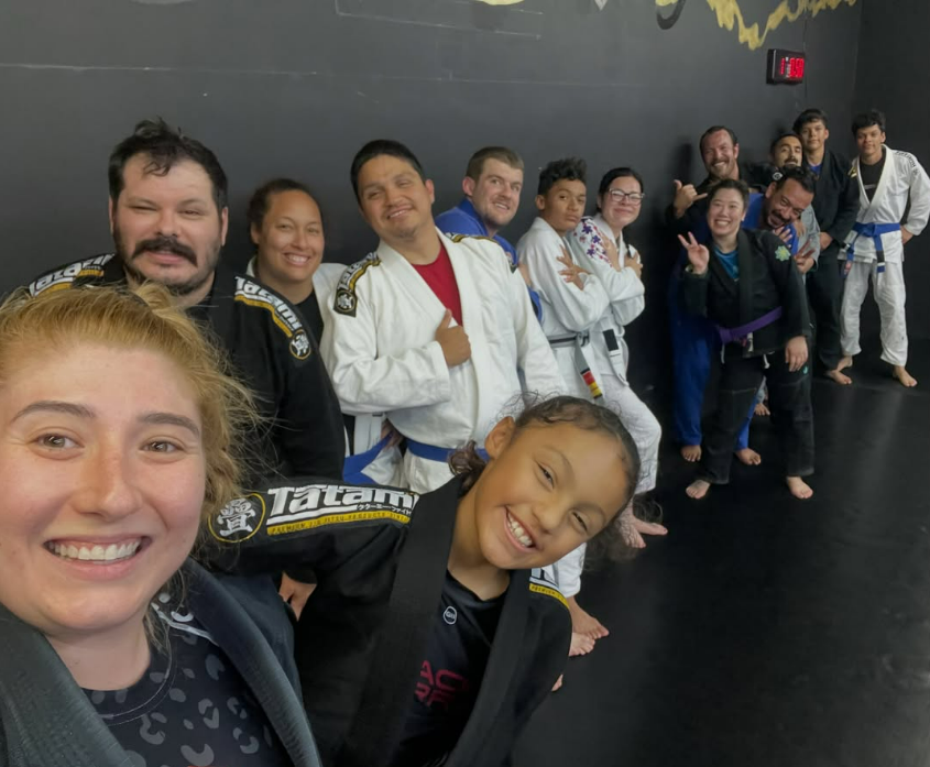 Kids and coaches on the mats at Combat Country Club